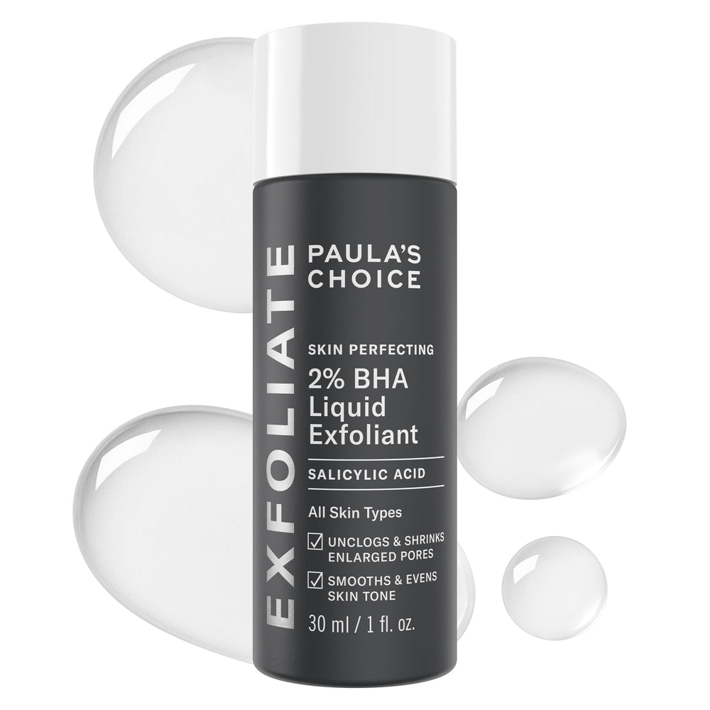 Paula's Choice Skin Perfecting 2% BHA, flacon pour utilisation quotidienne et soin ciblé des pores