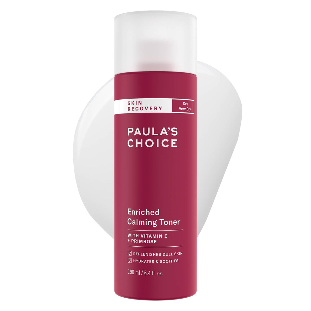 Paula's Choice Skin Recovery Toner — bouteille apaisante pour peau sèche et réconfortante.