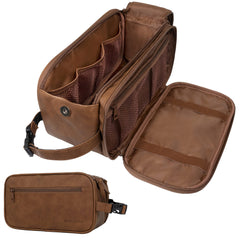 Trousse de toilette PAVILIA pour hommes avec compartiment spacieux idéale pour les voyages