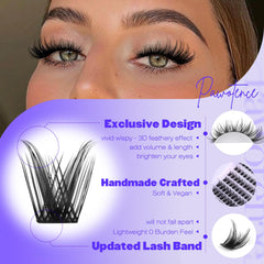 Pawotence applicateur cils pour une pose précise