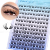 Pawotence cils grappes effet plume ensemble, volume naturel et glamour.