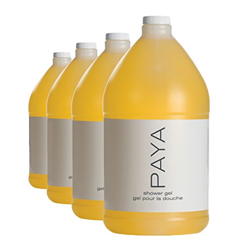 Gel douche PAYA en bidon de quatre galons, hydratant et parfumé pour spa et centre bien-être