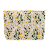 PAZIMIIK Trousse maquillage Daisy White ouverte, accès rapide aux essentiels beauté