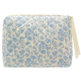 PAZIMIIK trousse maquillage quiltée extérieure élégante pour ranger rapidement le nécessaire