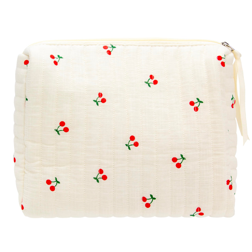 PAZIMIIK sac-maquillage-quilté extérieur élégant, idéal pour organiser votre trousse beauté.