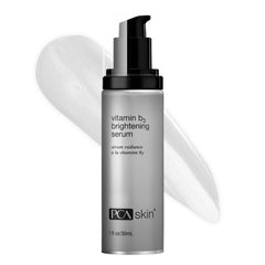 PCA SKIN Sérum Éclaircissant à la Vitamine B3, bouteille élégante pour une application lumineuse.