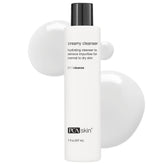PCA SKIN nettoyant visage crèmeux en bouteille, hydratation douce.