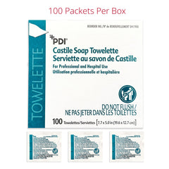 Lingettes PDI emballage individuel facilitant le transport en voyage.