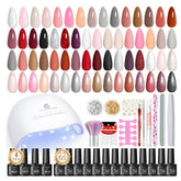 PEACECOLOR kit gel UV: vue générale du kit pour une manucure maison complète