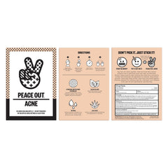 Peace Out patch adheres to skin overnight blemish care