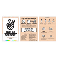PEACE OUT pansement hydrocolloide fin: patch ultra-fin qui épouse la peau.