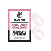 Patchs yeux Peace Out Retinol 360°, regard plus lisse et reposé.