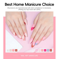 PEACECOLOR gel ongles – 53 pièces et couleurs variées.