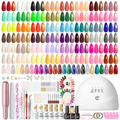 PEACECOLOR kit-83pcs-lampe-uv: manucure rapide et durable à domicile