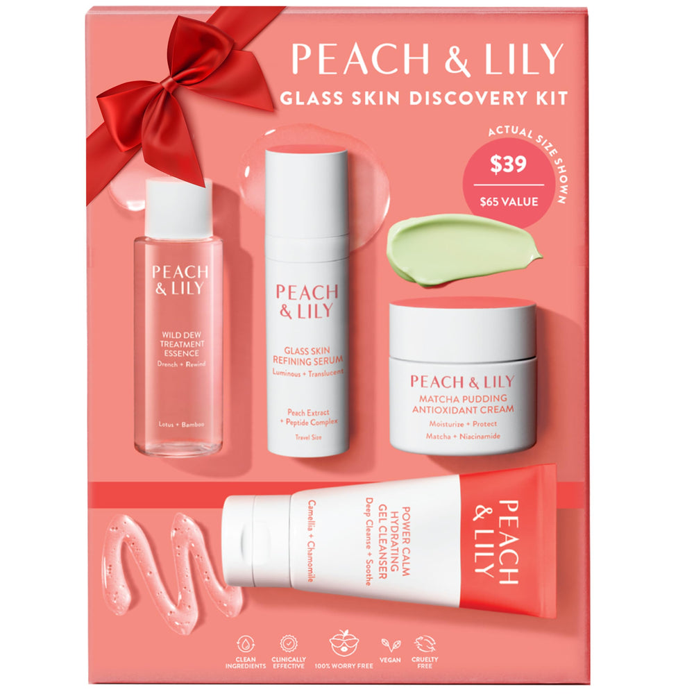 Peach & Lily Coffret Glass Skin Nettoyage – nettoyant hydratant efficace