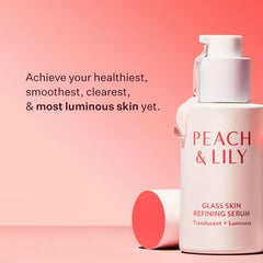 Texture légère Peach & Lily offrant hydratation profonde