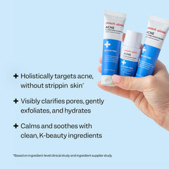 Nettoyant Peach Slices pour l'acné : nettoie en douceur et prépare la peau.