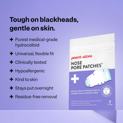 Patch pore du nez Peach Slices en application facile, adhérence souple.