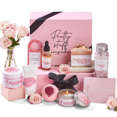 Bougie Peacoeye rose-petales, ambiance spa apaisante à domicile