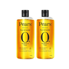 Gel-douche pur et doux Pears en lot de 2 pour hydrater la peau.