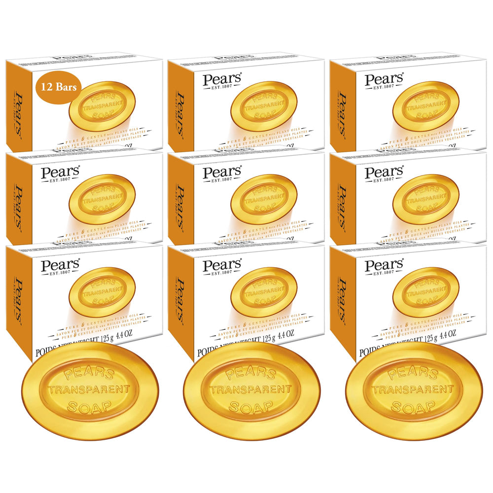 Pears Savon glycérine translucide offrant une hydratation durable.