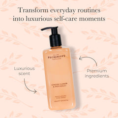 Texture mousse Pecksniff's pour mains, douceur et hydratation.