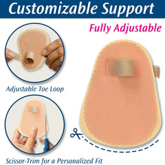 Pedifix design ajustable – positionnement personnalisé des orteils.