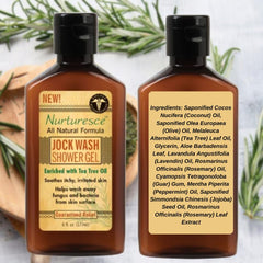 Pedifix Nurturesce gel douche zone humide, antifongique utile pour zones sujettes à l’humidité.
