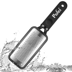Pefei rasp-pied acier inoxydable, design ergonomique offrant une prise en main confortable.