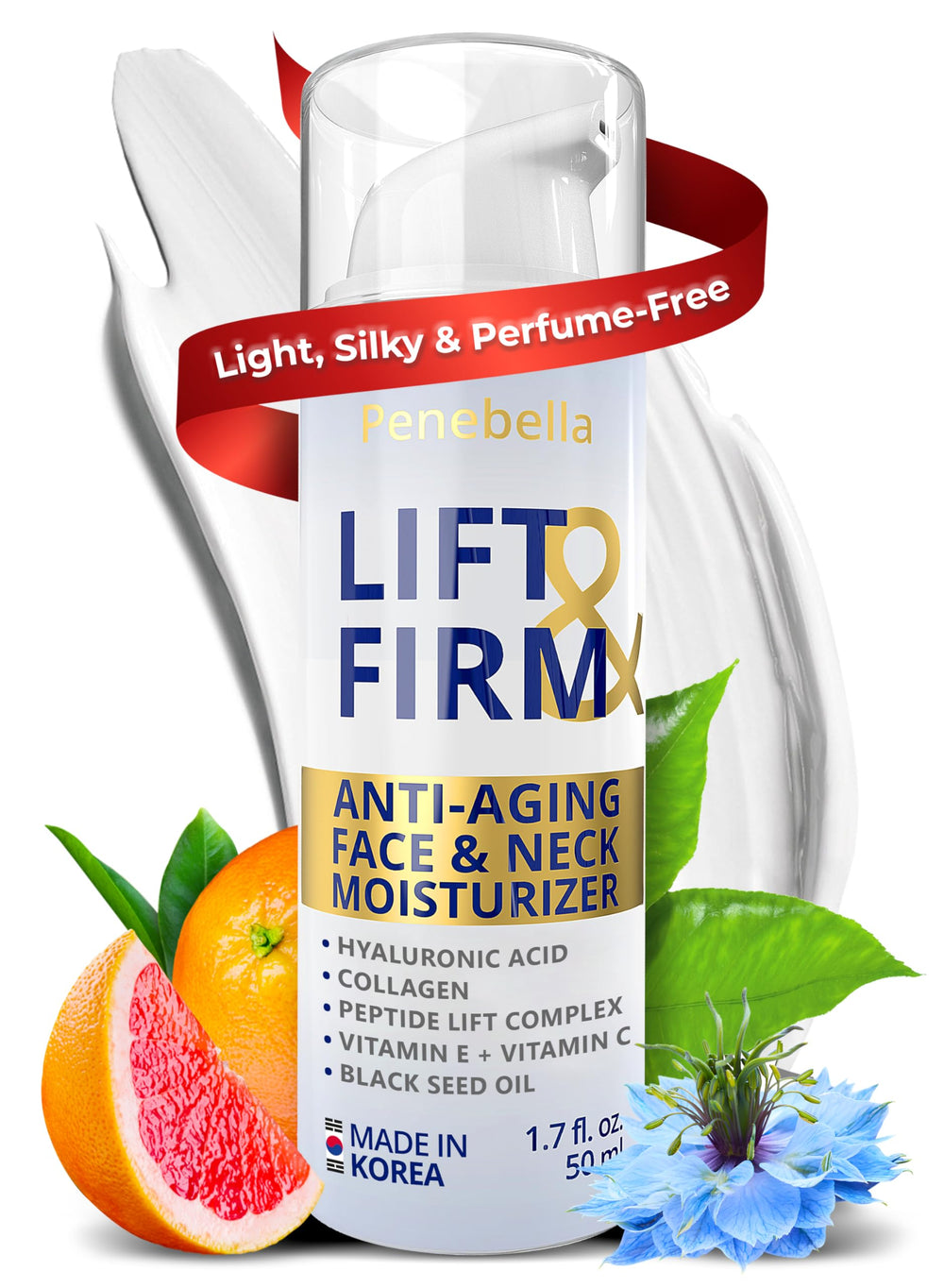 Crème Penebella visage fermeté – action liftante visible et hydratation durable