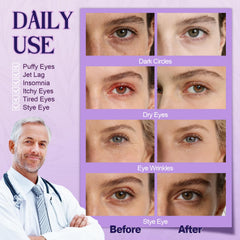PENNTR Masque yeux arôme lavande naturel pour relaxation.
