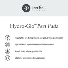 Application soin visage avec Hydro-Glo Peel Pads pour hydratation et exfoliation