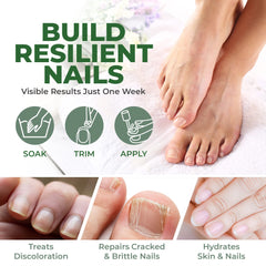 Perfecto renouvèlement pieds et orteils; pieds plus sains et nets.