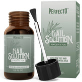 Perfecto traitement ongles orteils; pinceau applicateur pour une application précise.