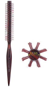 PERFEHAIR mini brosse ronde en nylon, idéale pour cheveux courts en douceur.