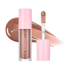 Peripera Ink Glasting Gloss Lèvres EDGE NUDE, effet miroir et hydratation légère.