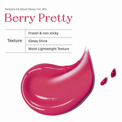 Peripera Ink Mood Glowy Tint offre tenue longue sur les lèvres et couleur durable.
