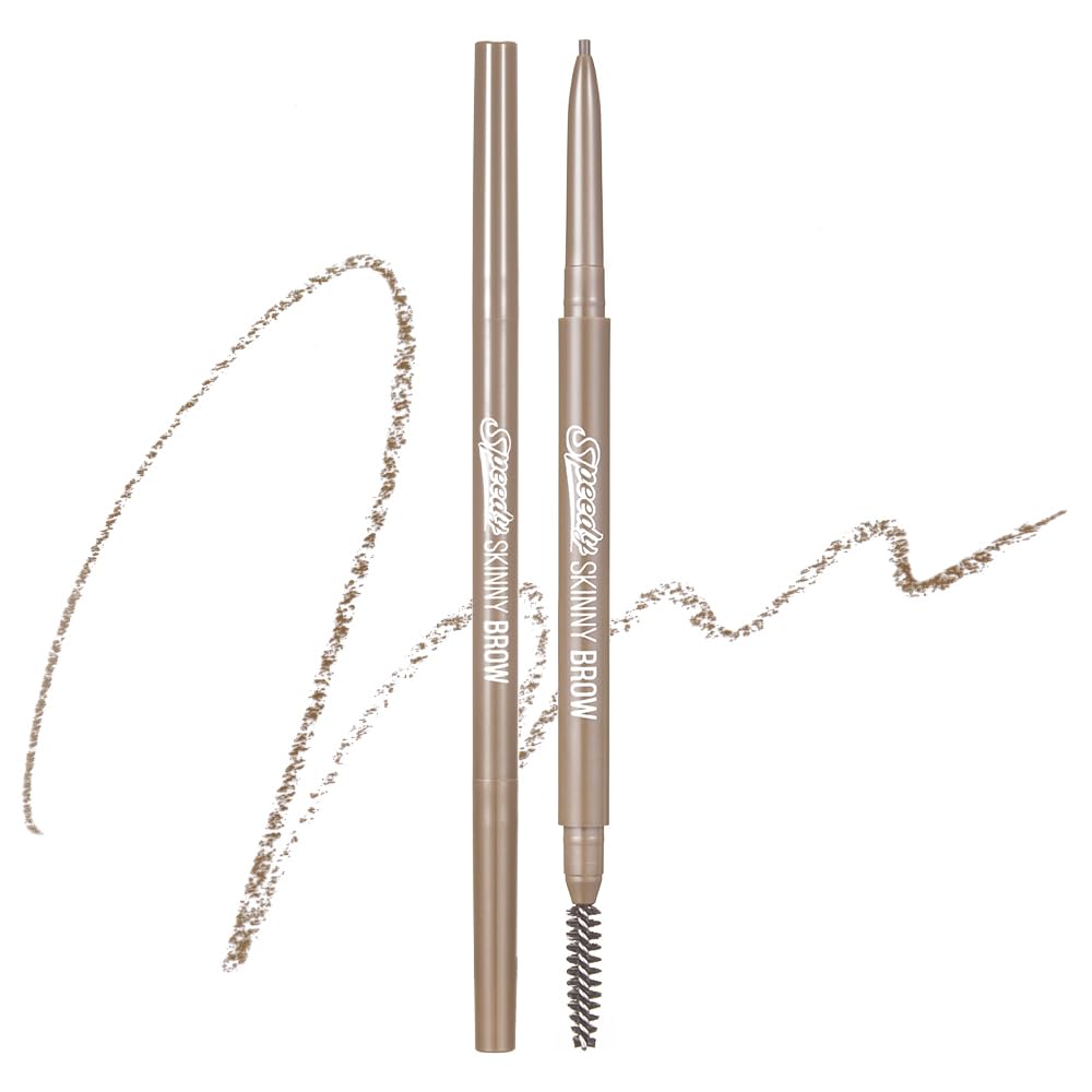 PERIPERA Speedy Skinny Brow – pointe fine 1,5 mm pour tracés précis.