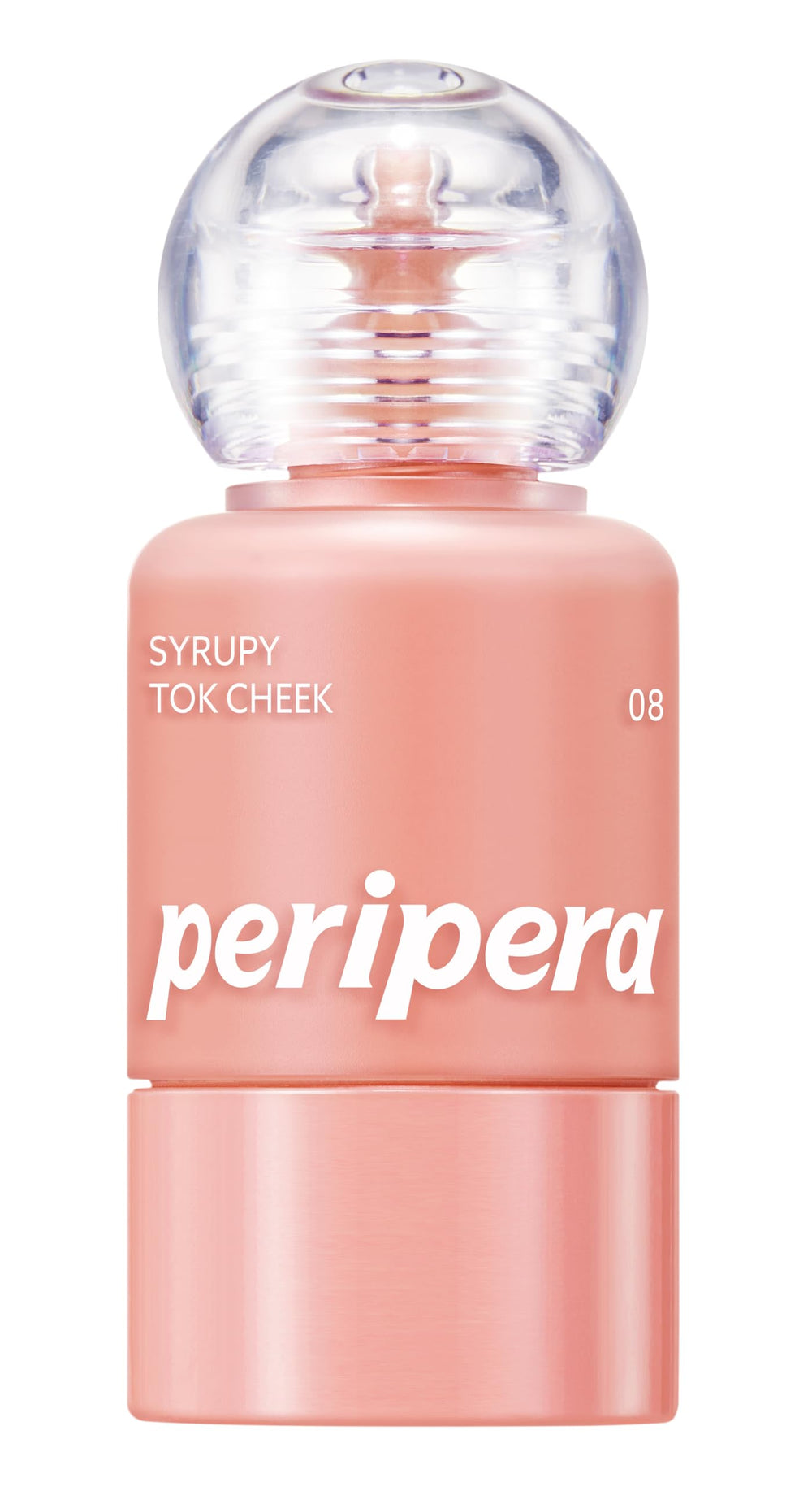 Peripera Syrupy Tok Cheek: bouteille qui diffuse un éclat lumineux durable.