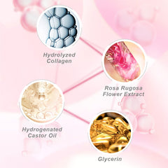 Masque yeux Permotary collagene appliqué sous les yeux pour revitalisation.