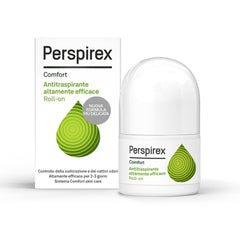 PerspireX Comfort Roll-On 20 ml: bouteille prête à l’emploi et protection durable.
