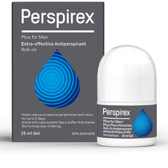 Perspirex Plus – Bouteille-roll-on sèche et pratique.