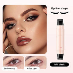 Petansy tampon eyeliner double-tête brun pour varier le look.