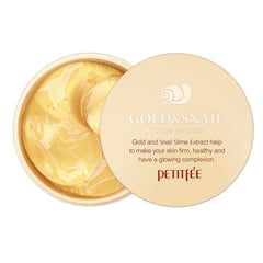 Patch yeux Or 24K Petitfee pour hydratation ciblée du contour.