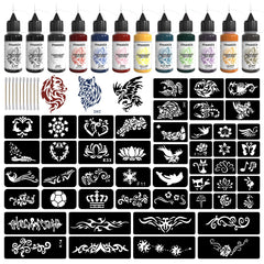Kit PFARRER tatouages temporaires complet pour DIY sur peau