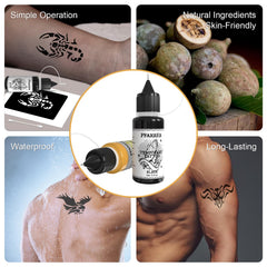 Template auto-adhésif PFARRER pour tatouage précis