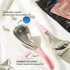 Pfefe globes glace visage : refroidissement doux pour une peau tonifiée.