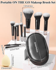 Pinceau fond de teint PGRODE, précision lisse pour un teint homogène.