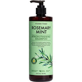 Shampoing PHARM TO TABLE Romarin Menthe – bouteille 480 ml, nettoyage en douceur et parfum vivifiant.