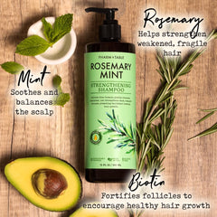 PHARM TO TABLE Romarin Menthe – mousse riche et nettoyage doux sans agressivité.